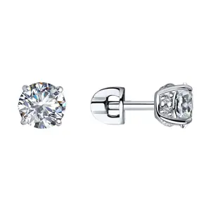 Серьги Sokolov и Diamant серебро 94023494 (Sokolov и Diamant, Россия)