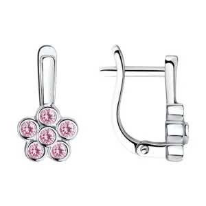 Серьги Sokolov и Diamant серебро 94023645 (Sokolov и Diamant, Россия)