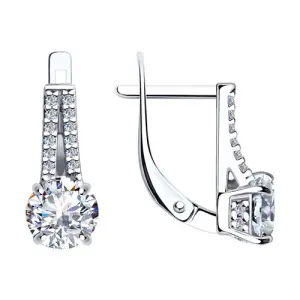 Серьги Sokolov и Diamant серебро 94023670 (Sokolov и Diamant, Россия)