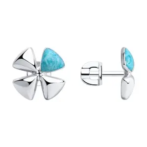 Серьги Sokolov и Diamant серебро 94023732 (Sokolov и Diamant, Россия)