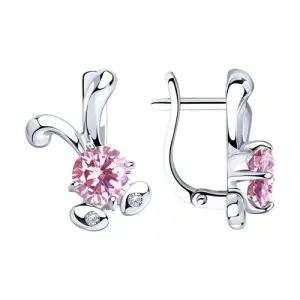 Серьги Sokolov и Diamant серебро 94023779 (Sokolov и Diamant, Россия)