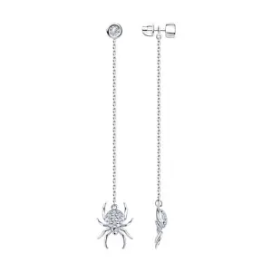 Серьги Sokolov и Diamant серебро 94023898 (Sokolov и Diamant, Россия)