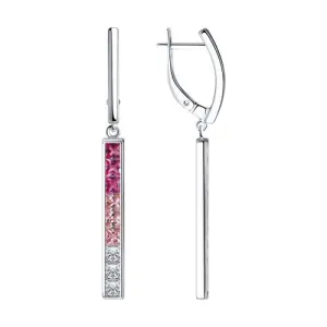 Серьги Sokolov и Diamant серебро 94023934 (Sokolov и Diamant, Россия)
