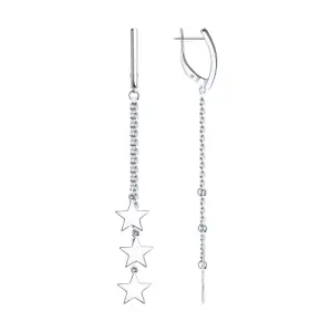 Серьги Sokolov и Diamant серебро 94023950 (Sokolov и Diamant, Россия)