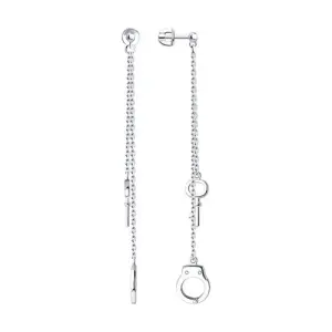 Серьги Sokolov и Diamant серебро 94024087 (Sokolov и Diamant, Россия)