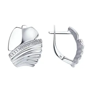 Серьги Sokolov и Diamant серебро 94024216 (Sokolov и Diamant, Россия)
