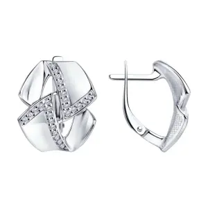Серьги Sokolov и Diamant серебро 94024221 (Sokolov и Diamant, Россия)