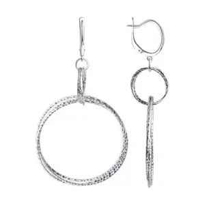 Серьги Sokolov и Diamant серебро 94024283 (Sokolov и Diamant, Россия)