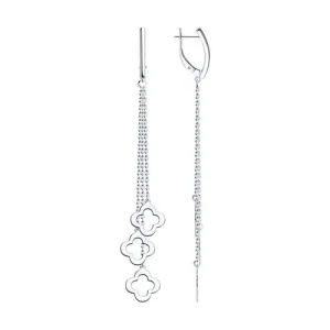 Серьги Sokolov и Diamant серебро 94024286 (Sokolov и Diamant, Россия)