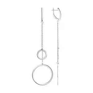 Серьги Sokolov и Diamant серебро 94024289 (Sokolov и Diamant, Россия)