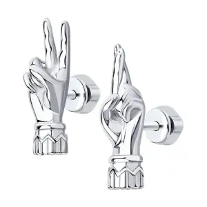 Серьги Sokolov и Diamant серебро 94024320 (Sokolov и Diamant, Россия)