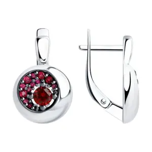Серьги Sokolov и Diamant серебро 94024356 (Sokolov и Diamant, Россия)
