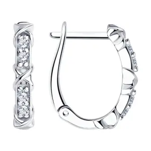 Серьги Sokolov и Diamant серебро 94025079 (Sokolov и Diamant, Россия)