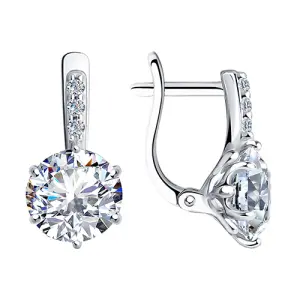 Серьги Sokolov и Diamant серебро 94025222 (Sokolov и Diamant, Россия)