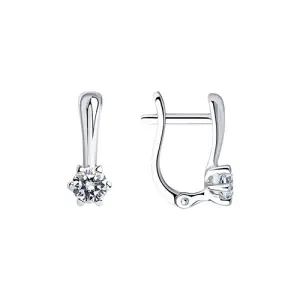Серьги Sokolov и Diamant серебро 94025264 (Sokolov и Diamant, Россия)