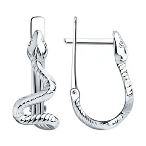 Серьги Sokolov и Diamant серебро 94025271 (Sokolov и Diamant, Россия)