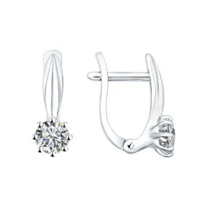 Серьги Sokolov и Diamant серебро 94025656 (Sokolov и Diamant, Россия)