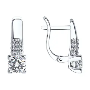 Серьги Sokolov и Diamant серебро 94025661 (Sokolov и Diamant, Россия)