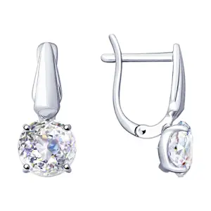 Серьги Sokolov и Diamant серебро 94025684 (Sokolov и Diamant, Россия)