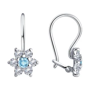 Серьги Sokolov и Diamant серебро 94026644 (Sokolov и Diamant, Россия)