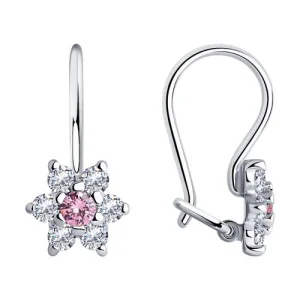 Серьги Sokolov и Diamant серебро 94026645 (Sokolov и Diamant, Россия)