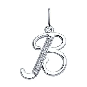 Подвеска  серебро 94031365 (Sokolov и Diamant, Россия)
