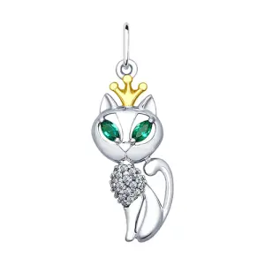 Подвеска Sokolov и Diamant серебро 94031877 (Sokolov и Diamant, Россия)