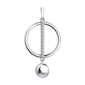 Подвеска Sokolov и Diamant серебро 94032439 (Sokolov и Diamant, Россия)