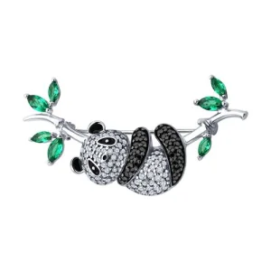 Брошь Sokolov и Diamant серебро 94040345 (Sokolov и Diamant, Россия)