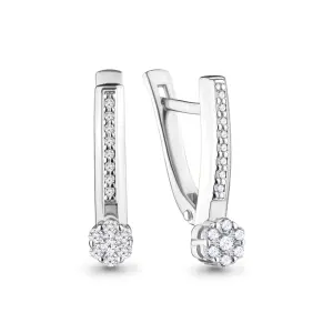 Серьги Aquamarine золото 940584.2 (Aquamarine, Россия)