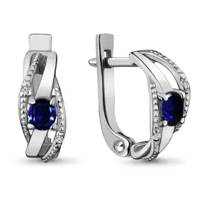Серьги Aquamarine золото 940622.2 (Aquamarine, Россия)