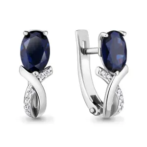 Серьги Aquamarine золото 940758.2 (Aquamarine, Россия)