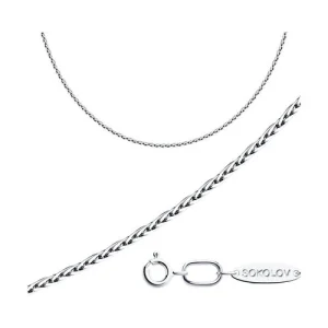 Цепь Sokolov и Diamant серебро 94080008 (Sokolov и Diamant, Россия)