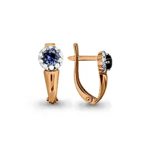 Серьги Aquamarine золото 940941к (Aquamarine, Россия)