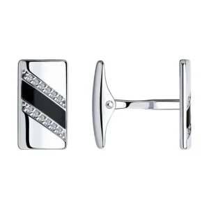 Запонки Sokolov и Diamant серебро 94160020 (Sokolov и Diamant, Россия)