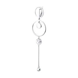 Серьга Sokolov и Diamant серебро 94170095 (Sokolov и Diamant, Россия)