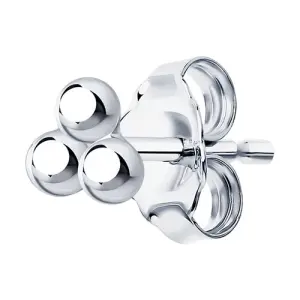 Серьга Sokolov и Diamant серебро 94170129 (Sokolov и Diamant, Россия)