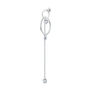 Серьга Sokolov и Diamant серебро 94170224 (Sokolov и Diamant, Россия)
