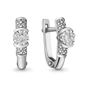 Серьги Aquamarine золото 941819 (Aquamarine, Россия)