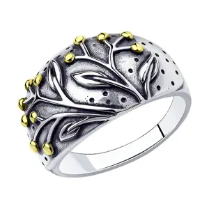 Кольцо Sokolov и Diamant серебро 95-110-00806-1 (Sokolov и Diamant, Россия)