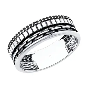 Кольцо Sokolov и Diamant серебро 95010121 (Sokolov и Diamant, Россия)