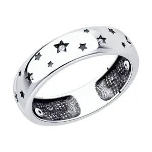 Кольцо Sokolov и Diamant серебро 95010188 (Sokolov и Diamant, Россия)