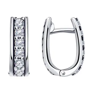 Серьги Sokolov и Diamant серебро 95020065 (Sokolov и Diamant, Россия)