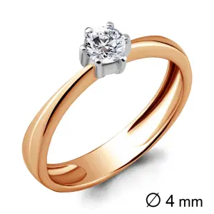 Кольцо Aquamarine золото 961287к.1 (Aquamarine, Россия)