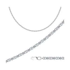 Цепь Sokolov и Diamant серебро 968240704 (Sokolov и Diamant, Россия)