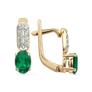 Серьги Кристалл золото C317800226773 (Кристалл, Беларусь)
