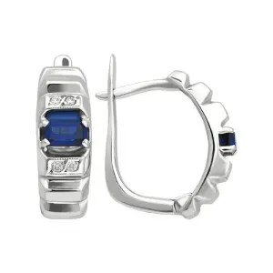 Серьги  золото C676200226773 (Кристалл, Беларусь)