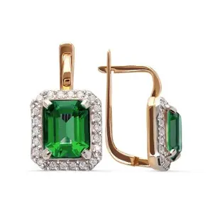 Серьги Кристалл золото CA01400226773 (Кристалл, Беларусь)