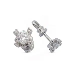 Серьги Кристалл золото CB05500226773 (Кристалл, Беларусь)