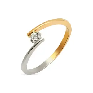 Кольцо  золото CB09200226773 (Кристалл, Беларусь)